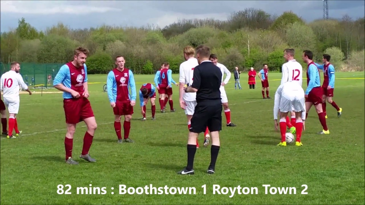 Boothstown v Royton Town - Manchester League Premier Division (April 2016)