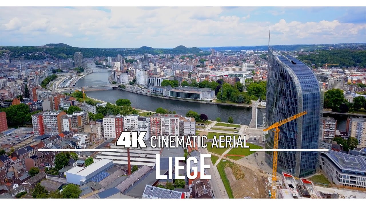 LIEGE LUIK 🇧🇪 Drone Aerial 4K | Li&egrave;ge Belgium Ultra HD