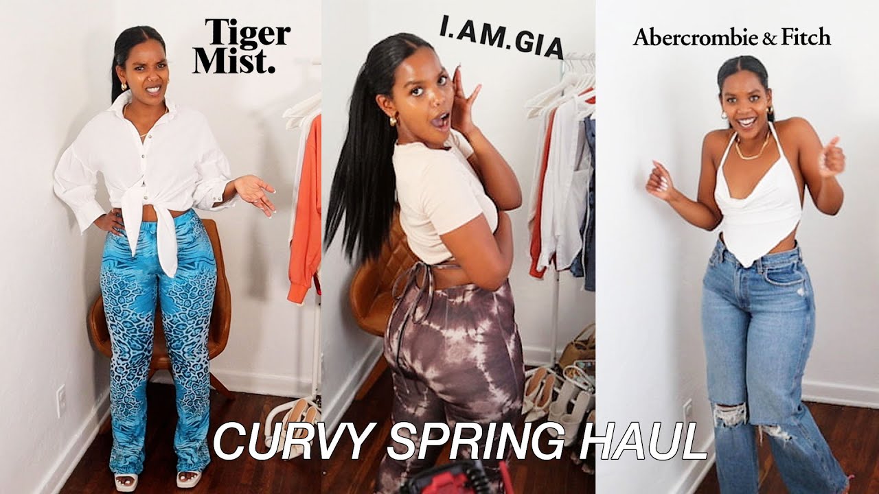 Spring Outfits Haul For Curvy Body 2021: ZARA,  IAMGIA, Abercrombie, Tigermist, & more!