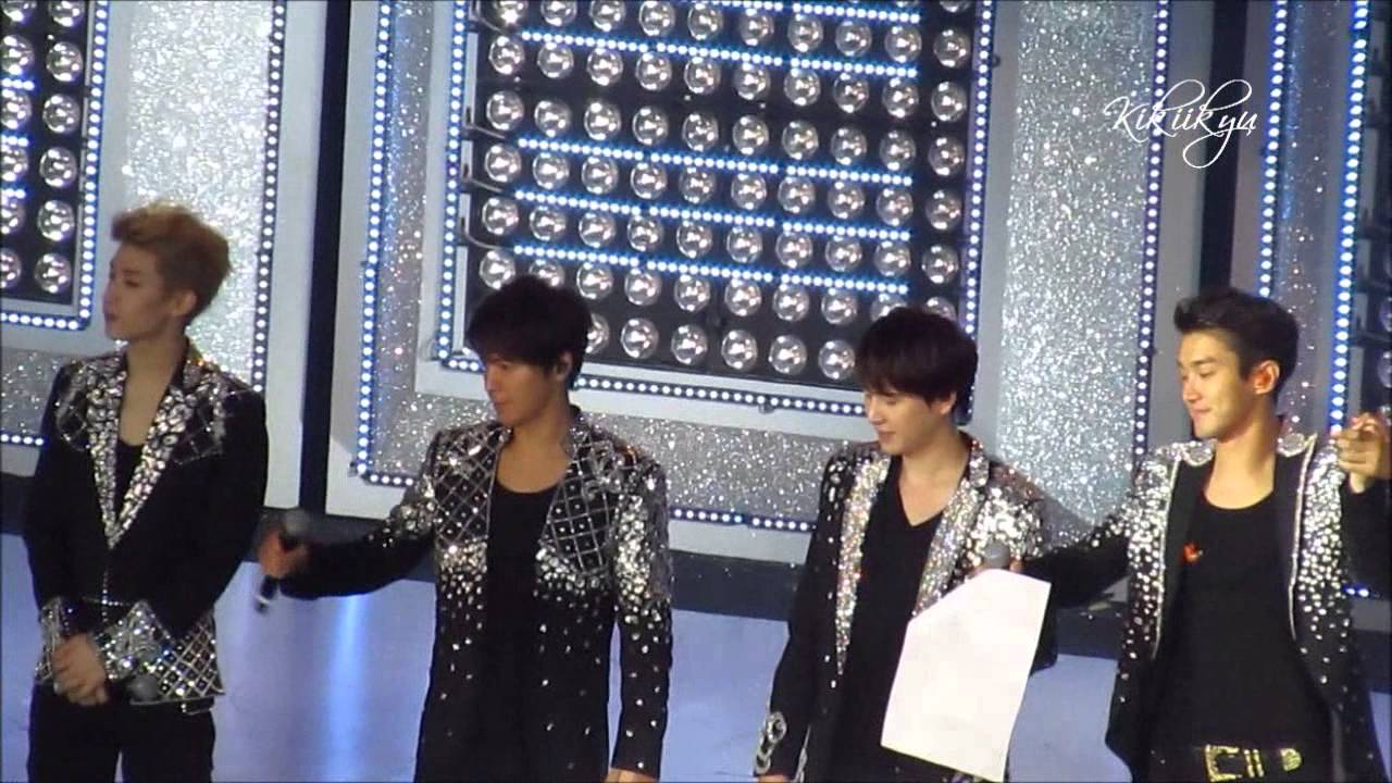 130706 SS5 SG Encore - Closing: WonKyu's paper kiss, SiHyuk's kiss ft jealous Hae