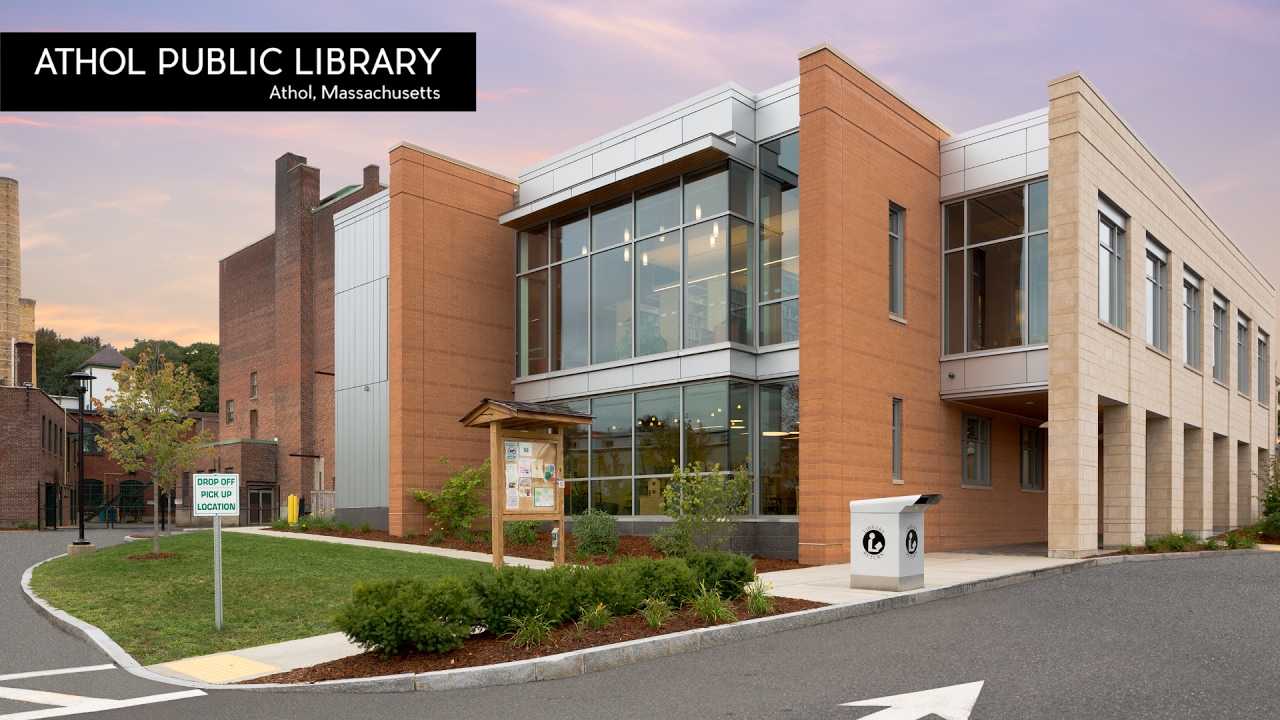 Library Architecture Design #100 | Athol Public Library by Tappé Architects | Athol, Massachusetts
