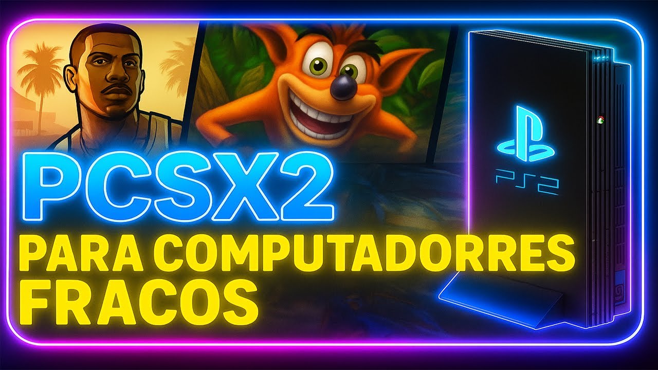 PCSX2 PARA PC FRACO | Como Baixar, Instalar e Melhorar o Desempenho do Emulador de PS2