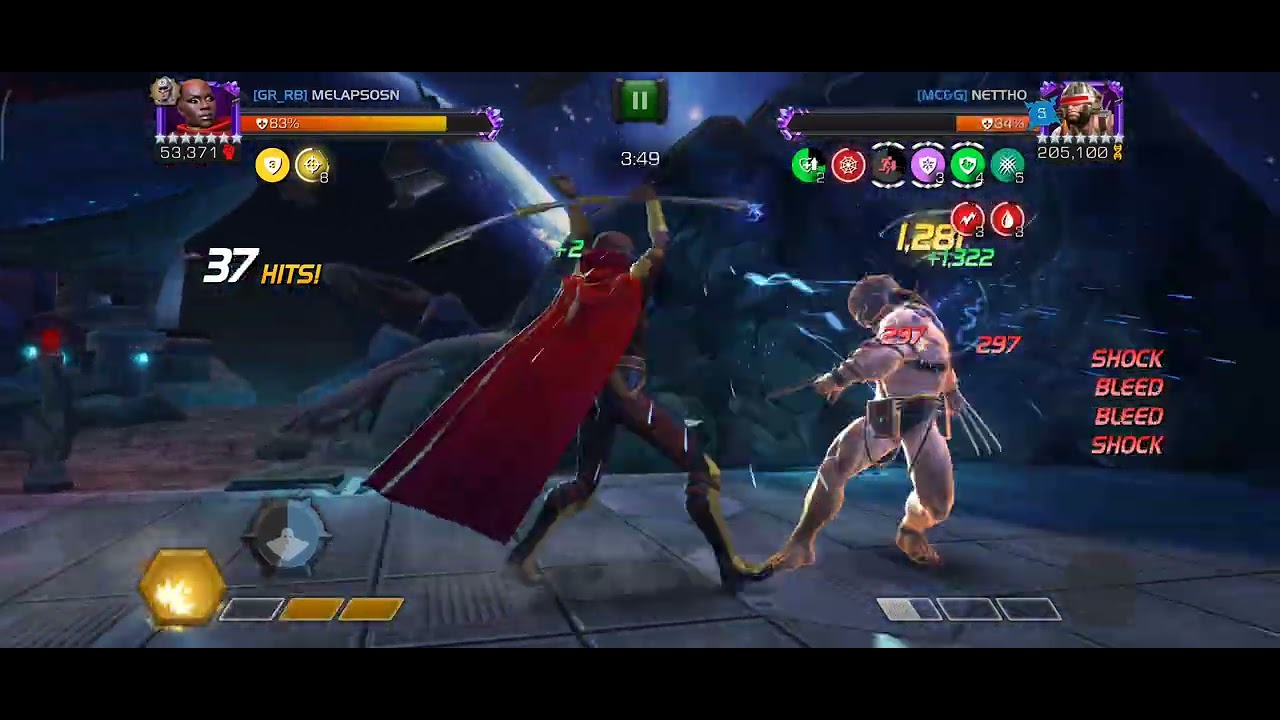 MCOC AW Node 50 - Okoye vs WeaponX