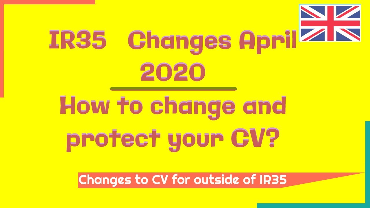 IR35 Latest Changes and How to change and protect your CV? | Tamil YouTuber | Sundar Ayyappan