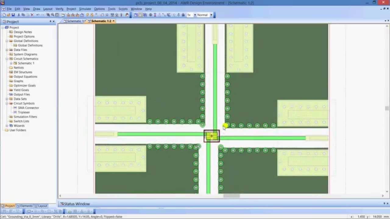 5 min PCB in AWR