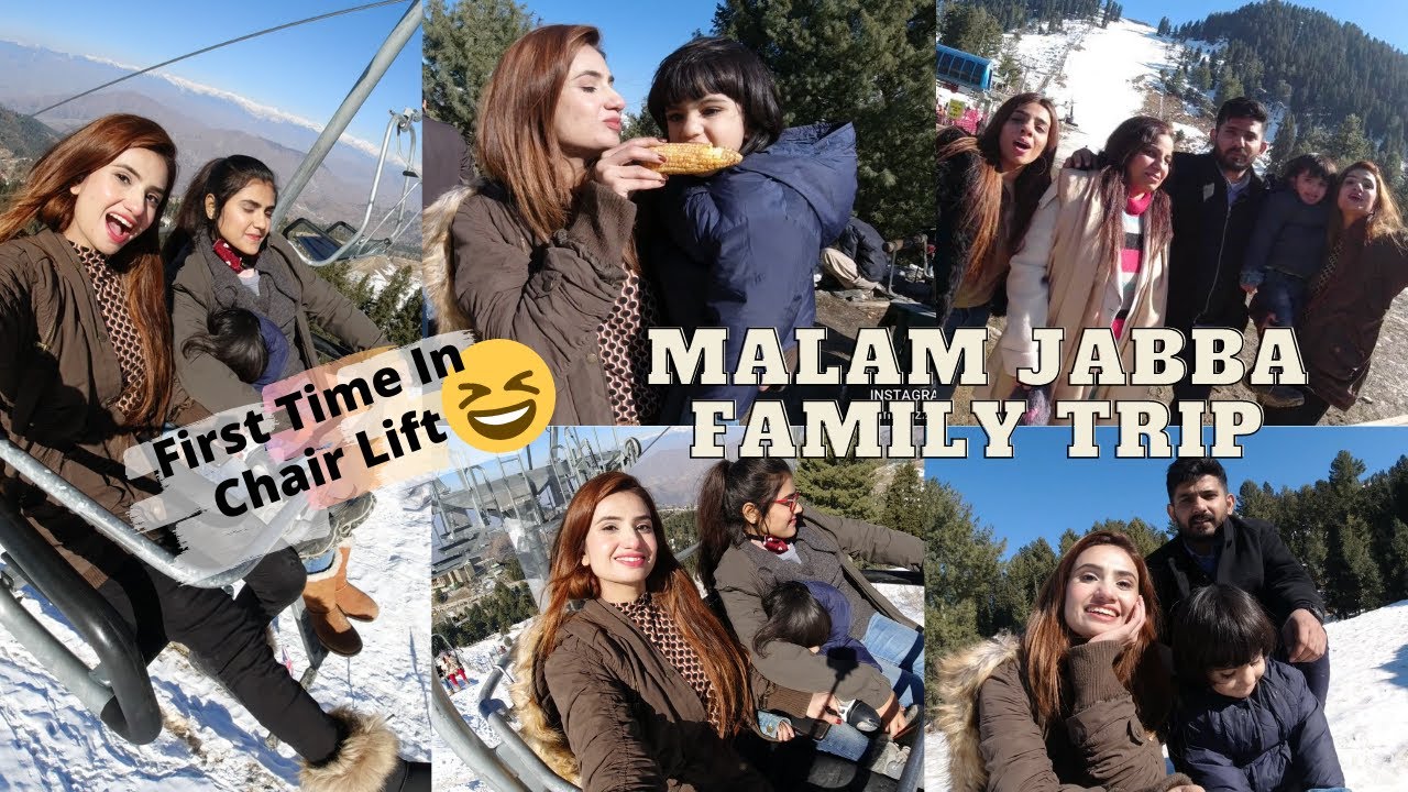 MALAM JABBA Family Trip, My First Experience  in CHAIR LIFT ,It was SCARY & HILARIOUS😆
