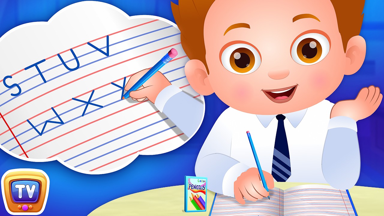 ChaCha Learns to Write - ChuChuTV Storytime Good Habits Bedtime Stories for Kids