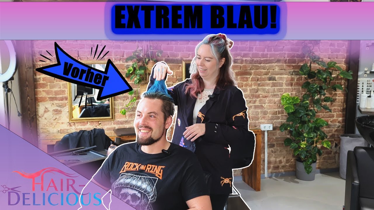 EXTREM BLAU! 💙 Intensives Haar-Makeover | Friseurin Live | Uncut