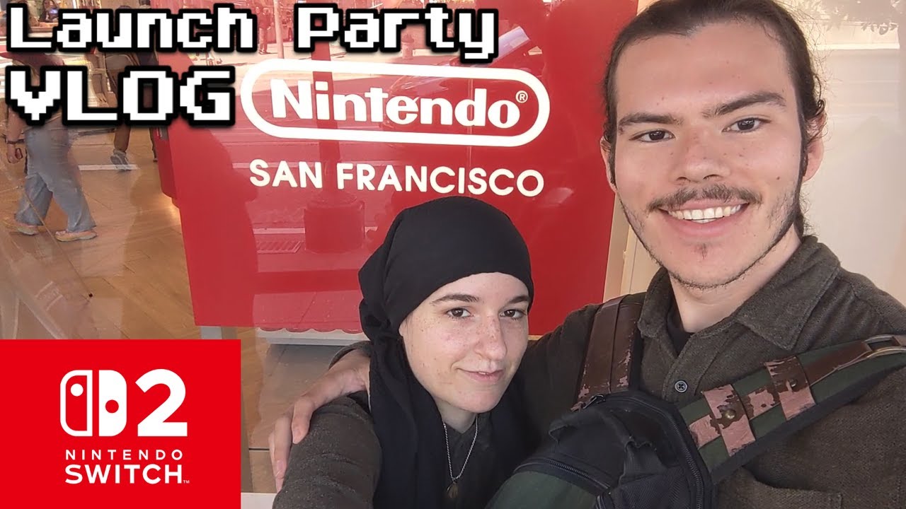 Nintendo Switch 2 Launch Event VLOG With my Fiancée!