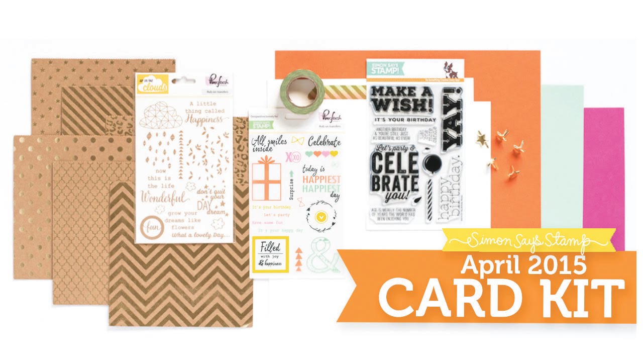 Simon Says Stamp April 2015 Card Kit Reveal & Inspiration with Shari Carroll