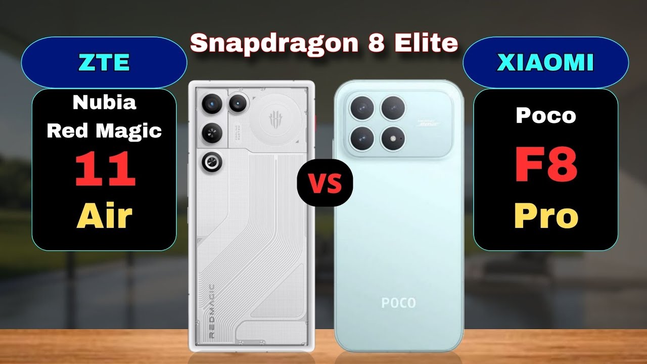 Сравнение Red Magic 11 Air и Poco F8 Pro: кто лучше?