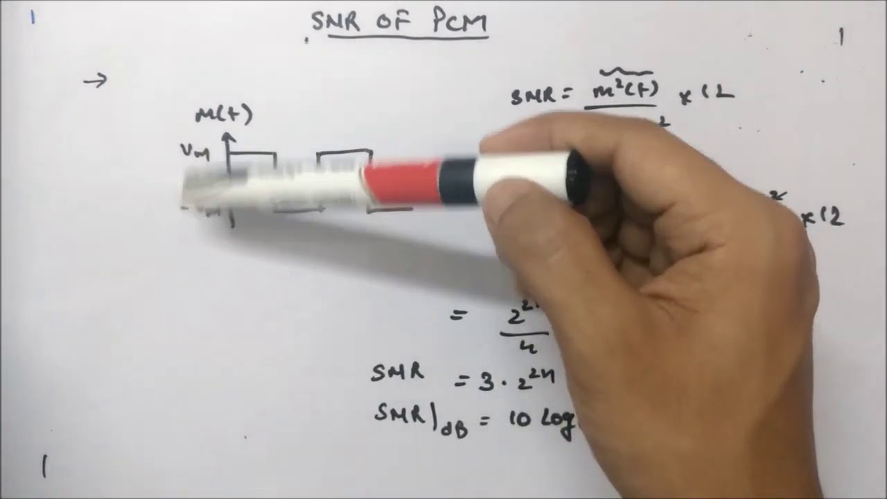 SNR DM PCM - Digital Communication