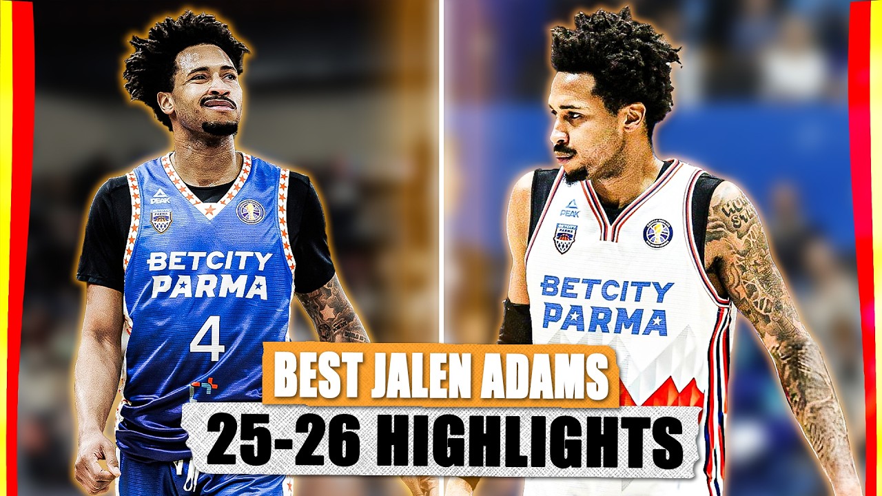 Jalen Adams Elite Scorer Ready for EuroLeague Comeback 🔥 2025-26 Parma Highlights