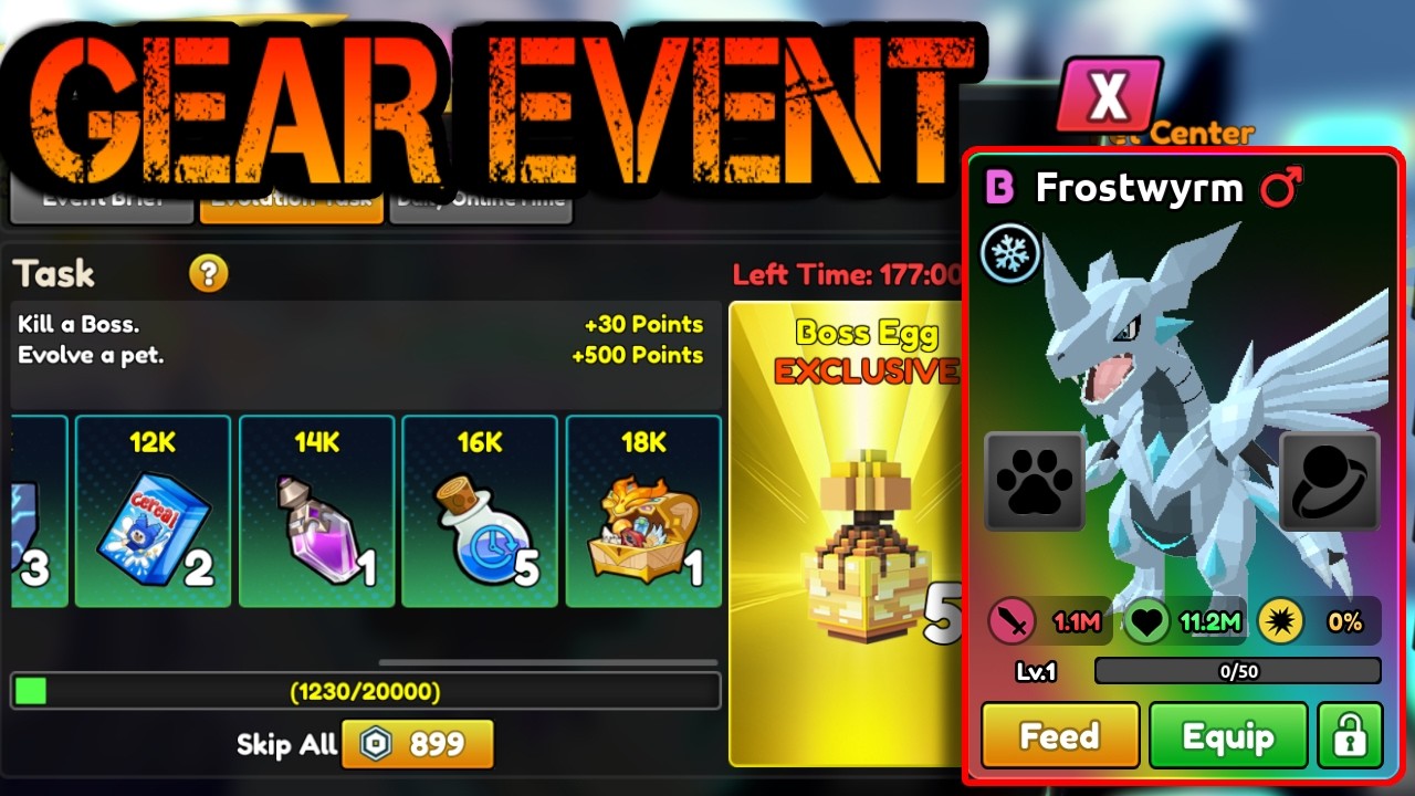 *НОВОЕ* Обновление события Gear Event наконец-то вышло, и в Roblox Catch A Monster появился совер...