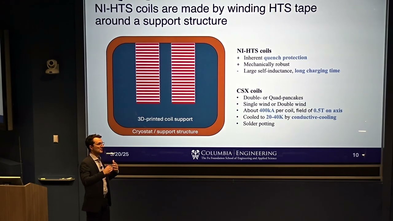 Antoine Baillod: Design and Optimization of the Columbia Stellarator eXperiment (March 20, 2025)