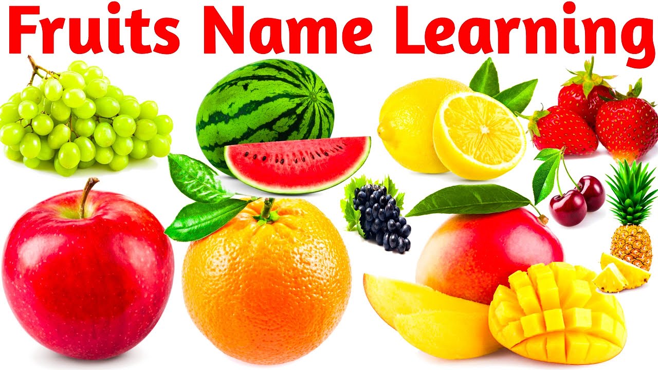 Fruit and English medium 🤑🤑fruits name learning ||kids education video LEARN mango, apple, banana, a