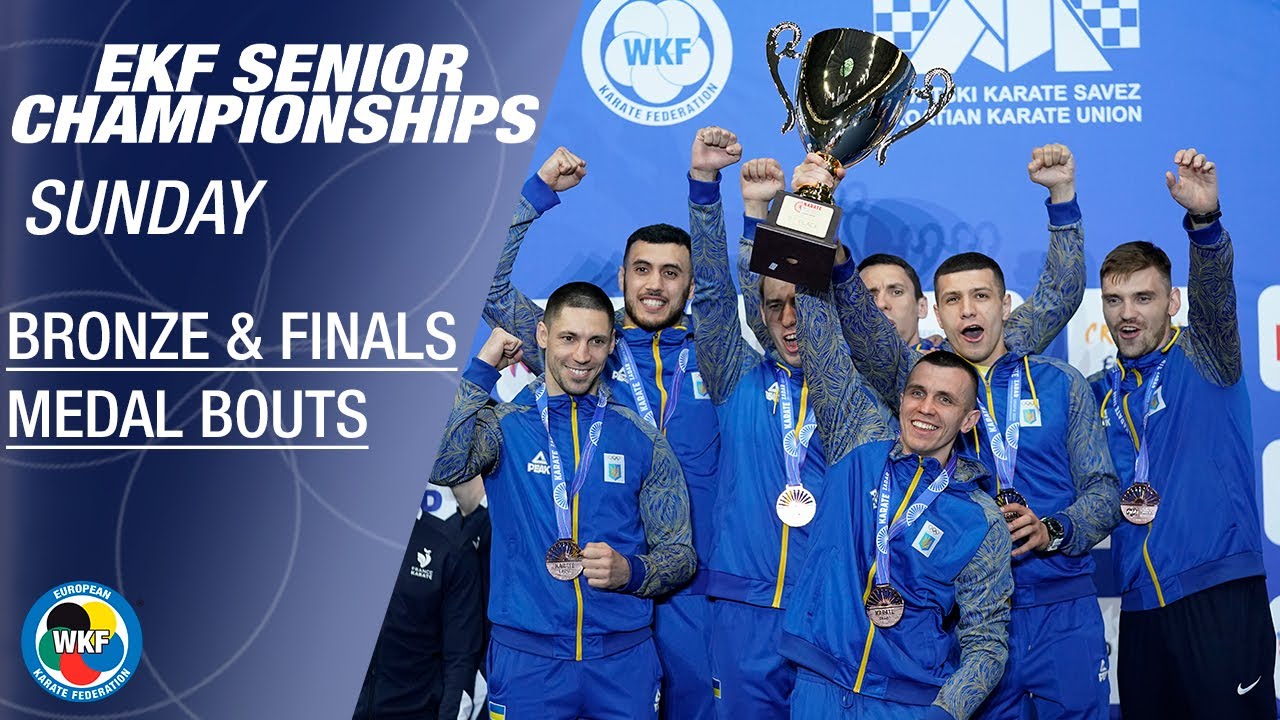 EKF Senior Championships | Day 5 - Bronze and Finals Medal Bouts | WORLD KARATE FEDERATION