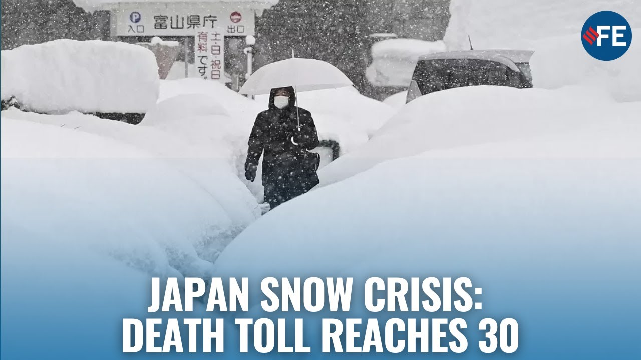 Record Snowfall in Northern Japan Leaves 30 Dead, Triggers Emergency Response