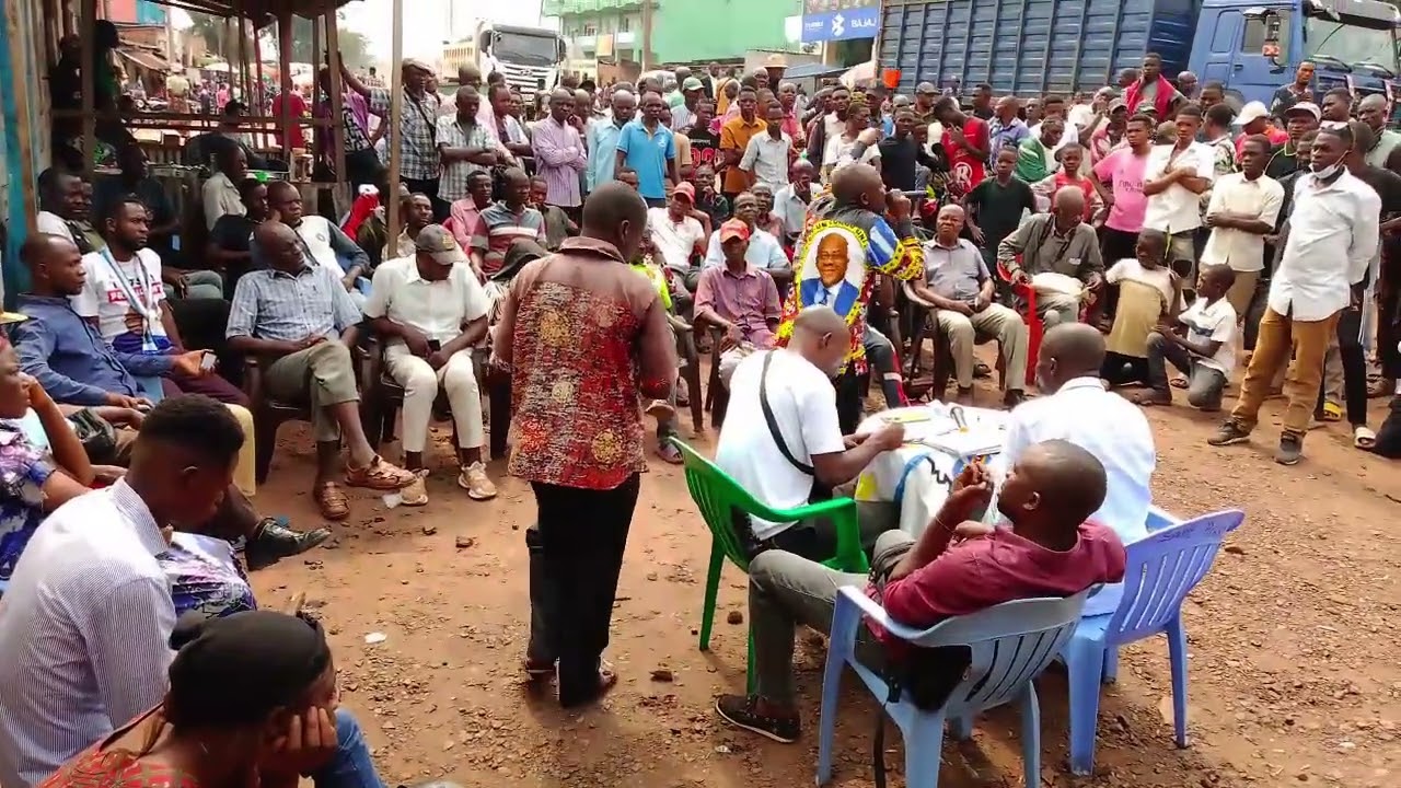 MÂTINÉ POLITIQUE DE LA CELLULE BASE ROND POINT DE L'ÉTOILE UDPS TSHISEKEDI