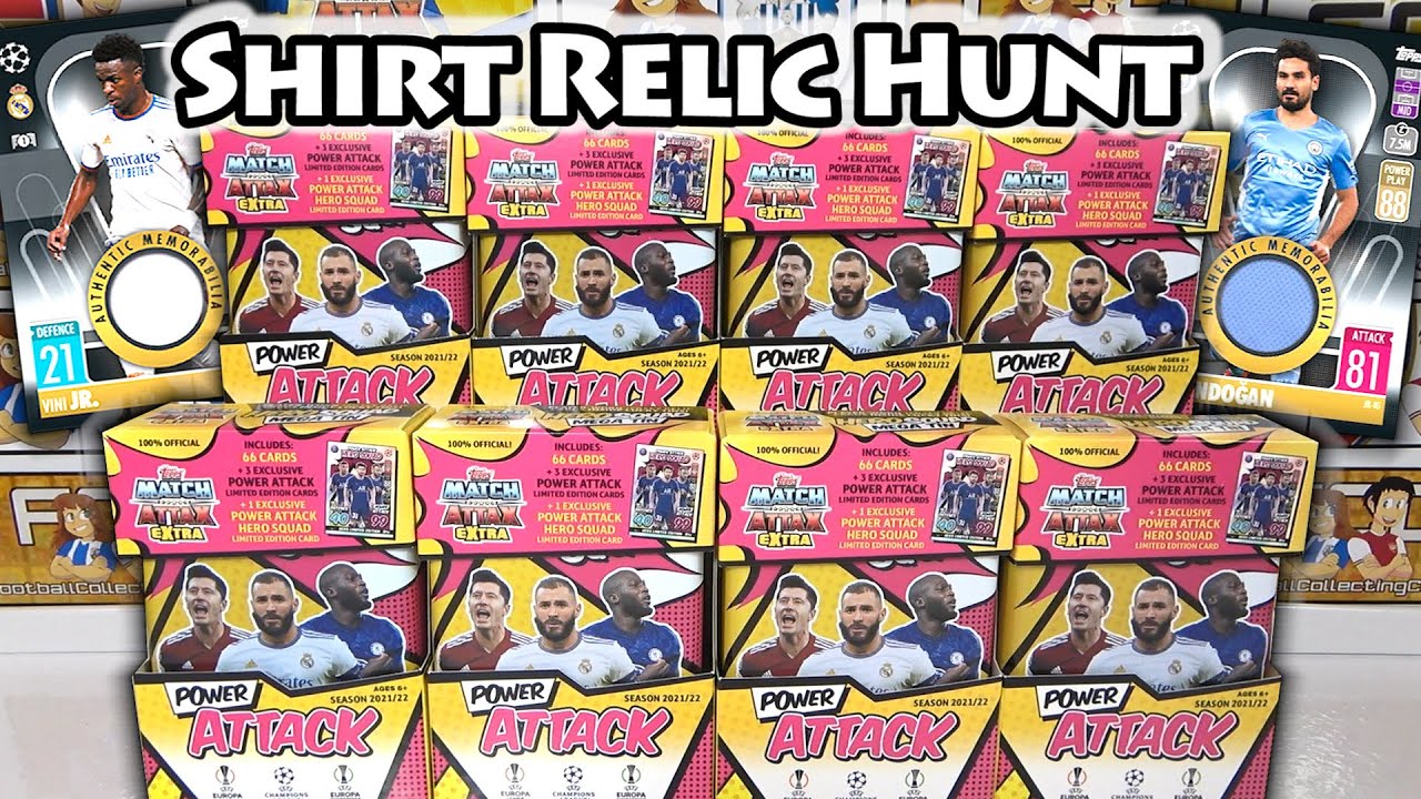 8 MEGA TINS | MATCH ATTAX EXTRA 21/22 Mega Tin Opening | Relic Patch Hunt | 8 Power Attack Mega Tins