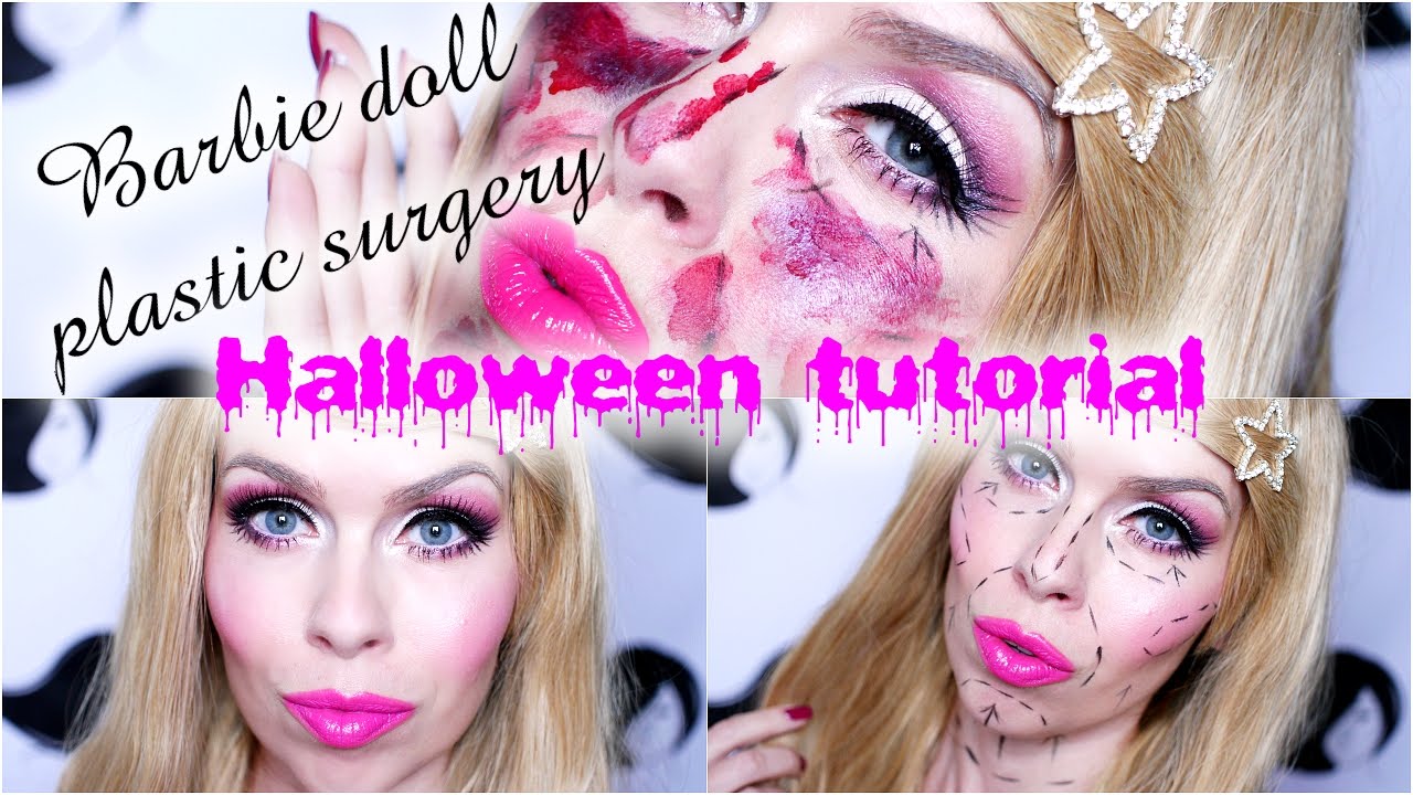 Halloween series doll´s plastic surgery / Barbie jde na plastickou operaci
