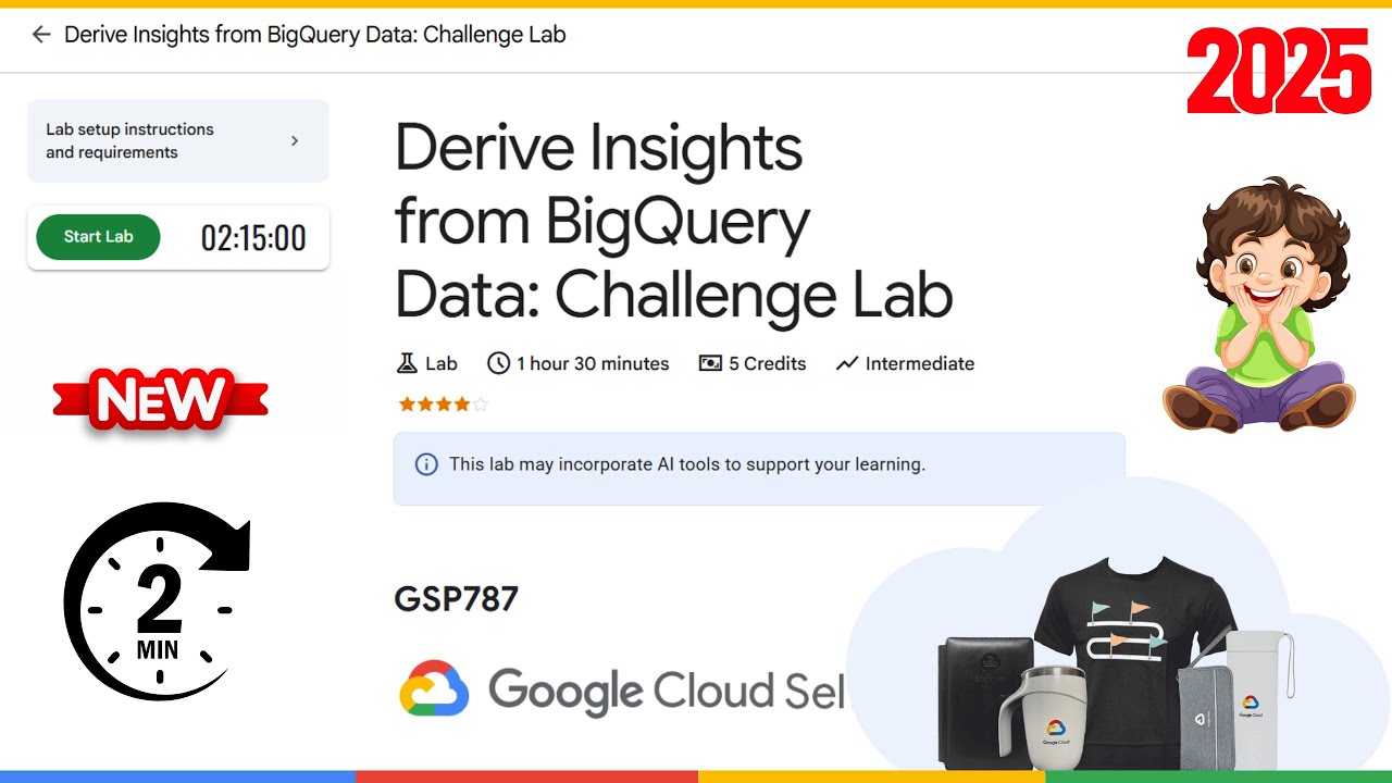 Derive Insights from BigQuery Data: Challenge Lab | GSP787