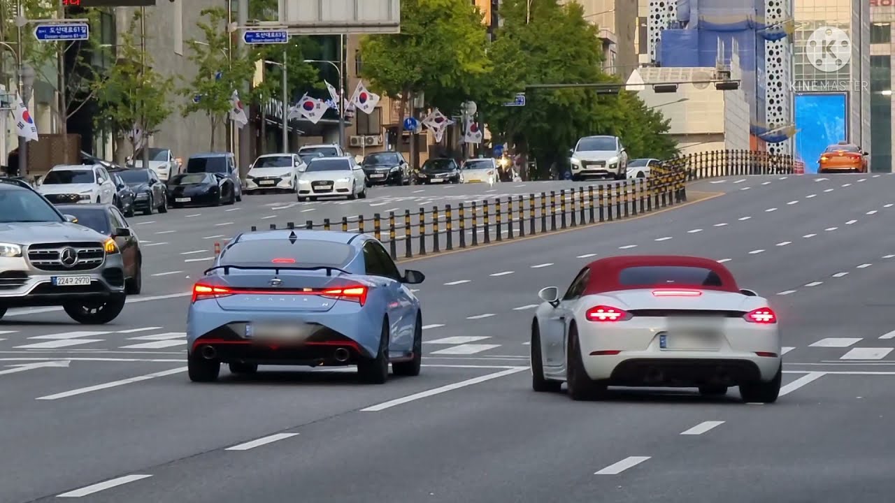 현대 아반떼 N 배기음 // Hyundai Elantra N Exhaust sound (쇼츠 영상 그장면)