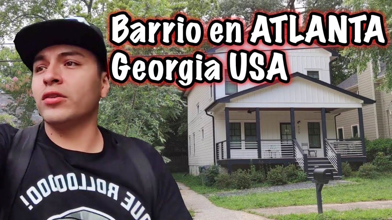 🇺🇸 Así luce un BARRIO EN ATLANTA GEORGIA ESTADOS UNIDOS 🇺🇸