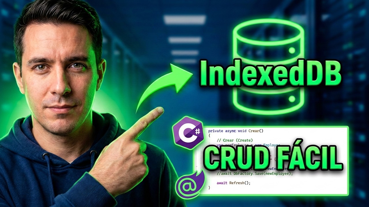 ¡Deja de perder el tiempo! CRUD fácil con Blazor a una base de datos local IndexedDB.