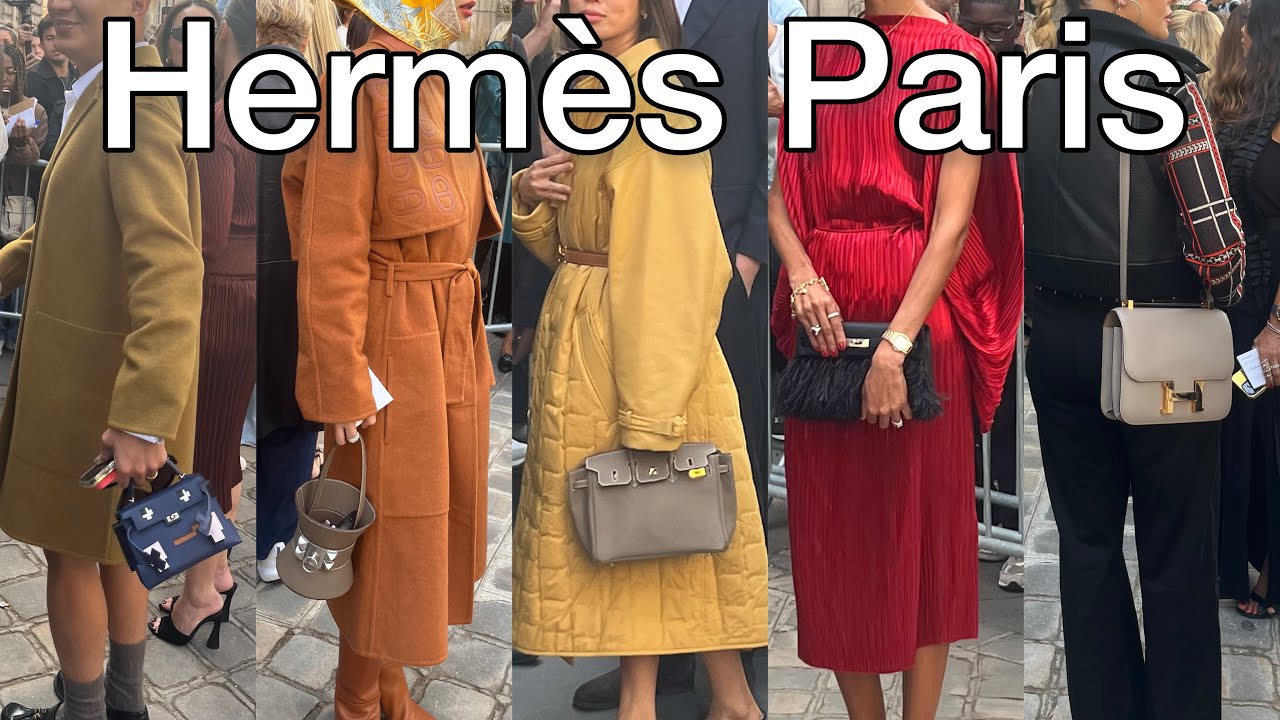 Hermès PARIS FASHION WEEK STREET STYLE PARIS STREET FASHION