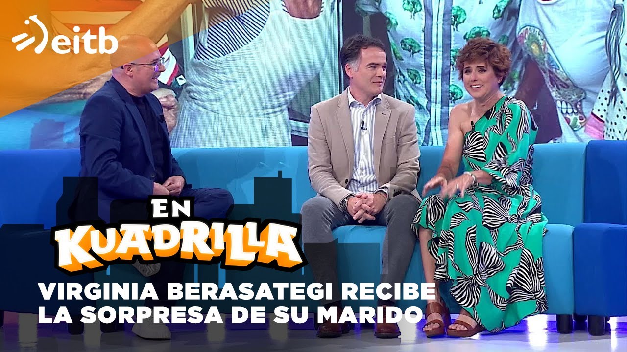 La triatleta Virginia Berasategi recibe la sorpresa de su marido