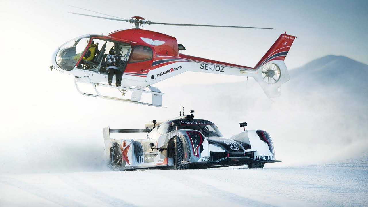Supercar Drifting Uphill in Snow - Jon Olsson's Rebellion R2K - Team Betsafe