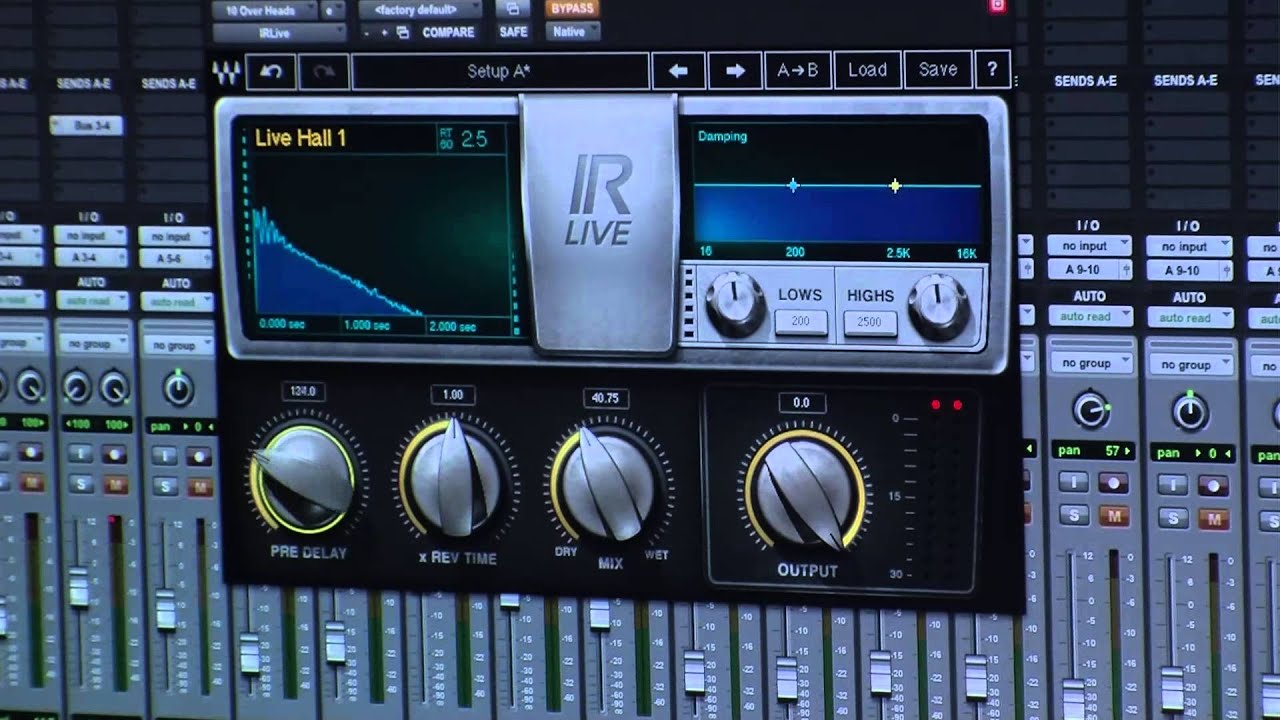 Waves at NAMM 2013: IR-Live Convolution Reverb