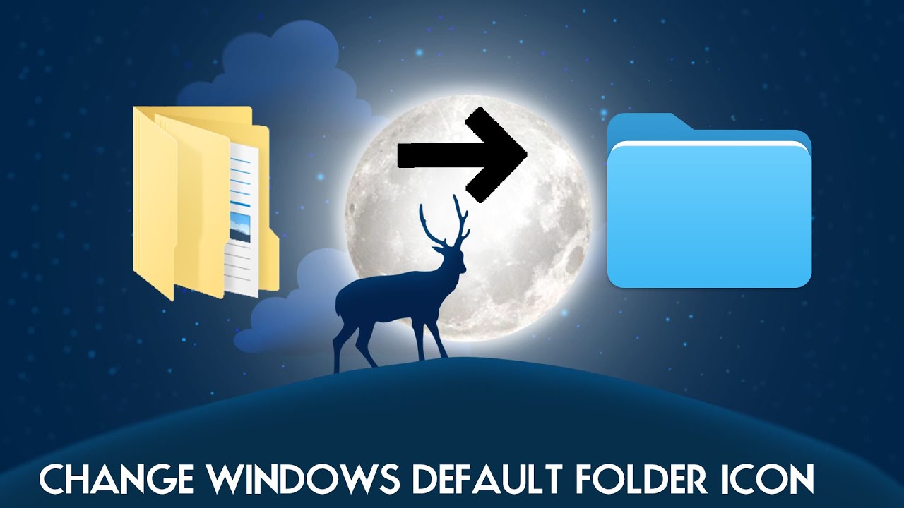 Как изменить значок папки по умолчанию в Windows 10