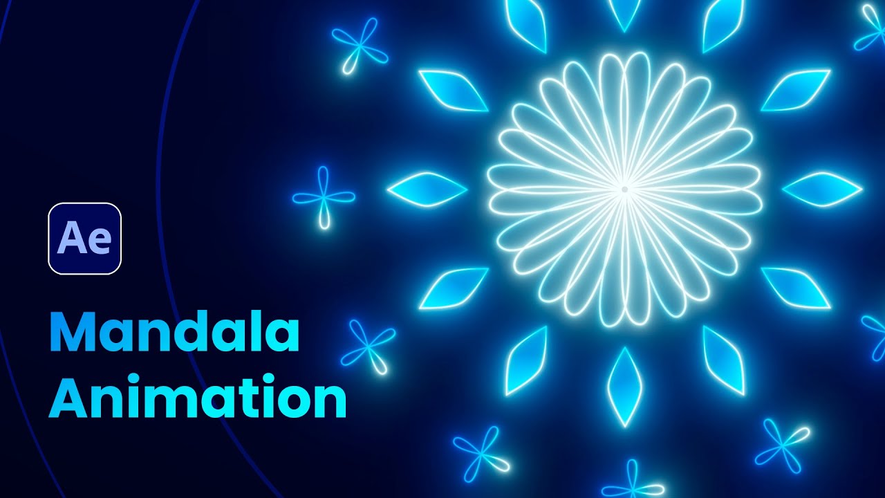 Mandala Animation | Easiest Way To Animate Patterns  | After Effects Tutorials | Motion Circles