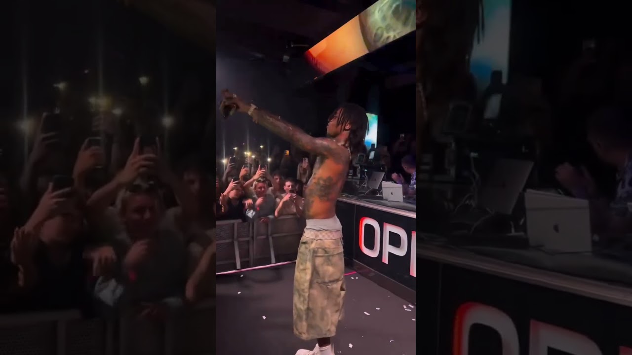 swae lee performing unforgettable in Barcelona