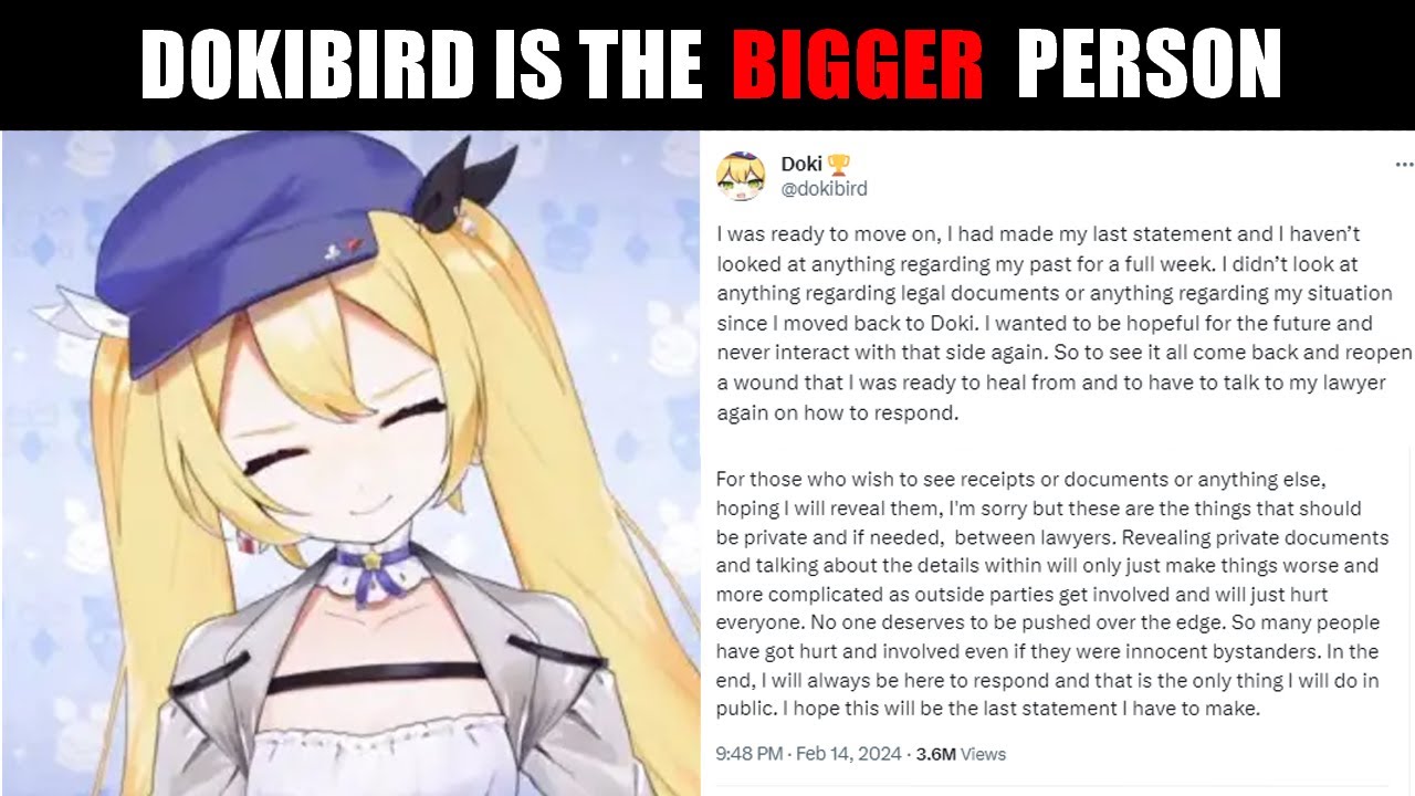 Dokibird Reveals More Harrowing Information about NIJISANJI...