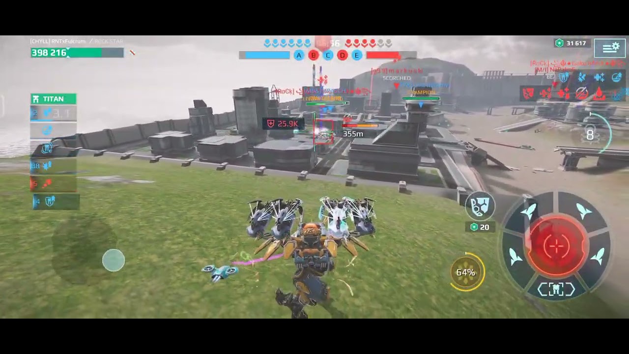 War robots f2p bagliore Piercer 15 kills 10m damage . Mauler gameplay bonus 