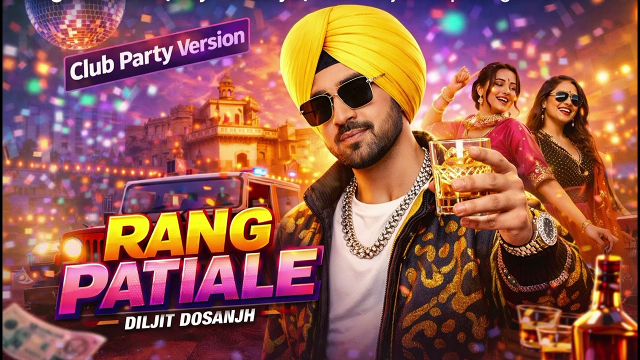 Rang Patiale Da (Club Party Version) | Diljit Dosanjh Style | New Punjabi Pop Song 2026