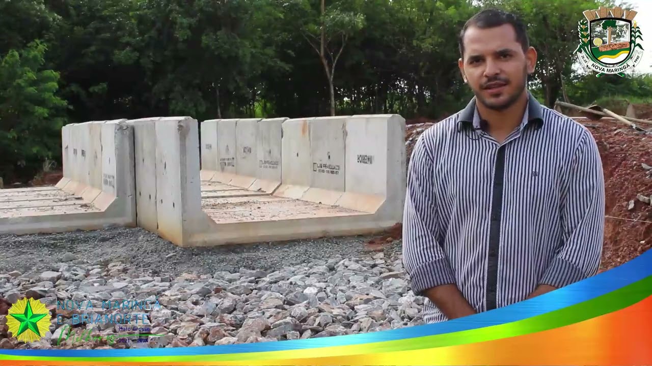 Implantação de Aduelas de Concreto no Córrego do Café