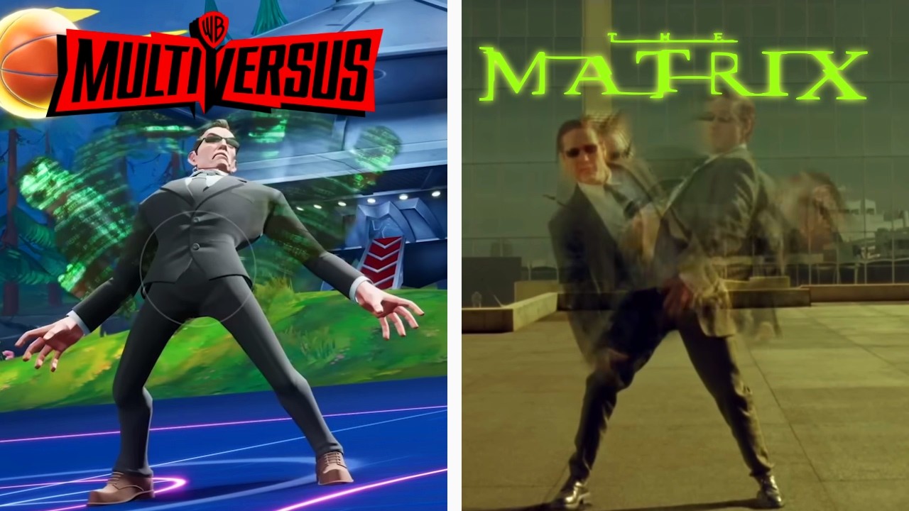 Все ссылки на агента Смита в MultiVersus