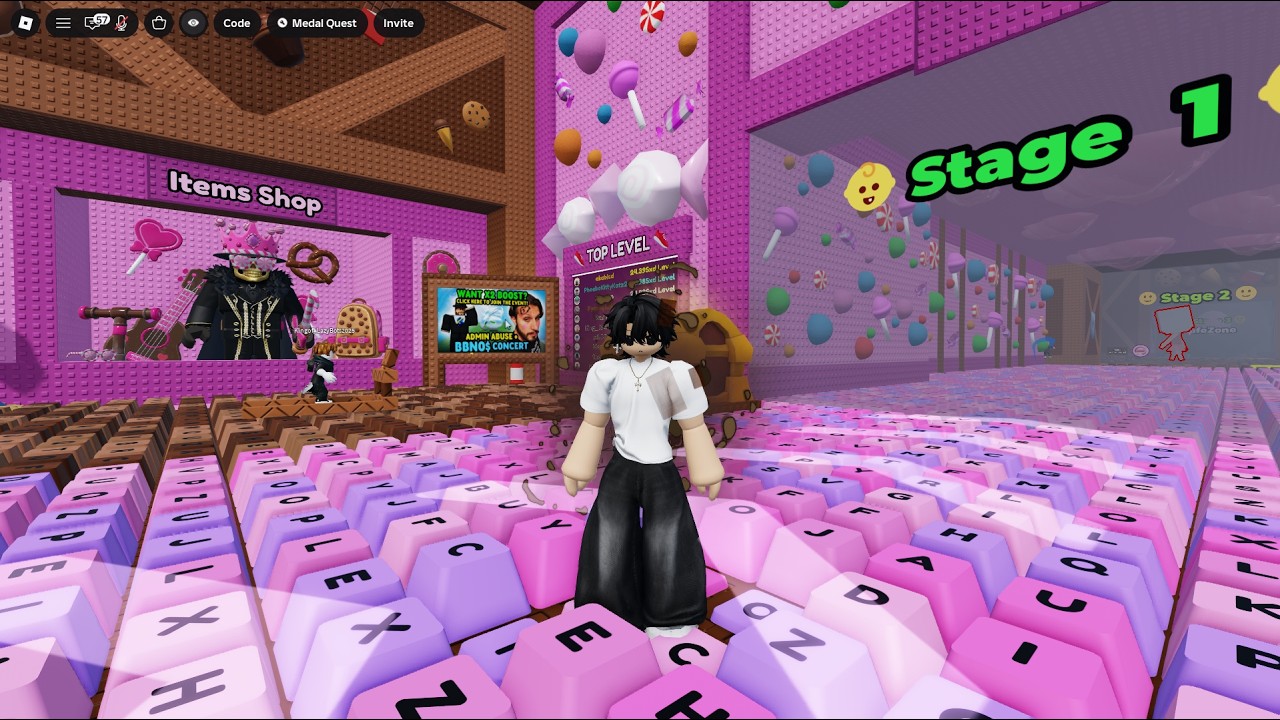 + 1 KYEBOARD WORLD 2 EASY GAMEPLAY ON LIVE STREAM #roblox