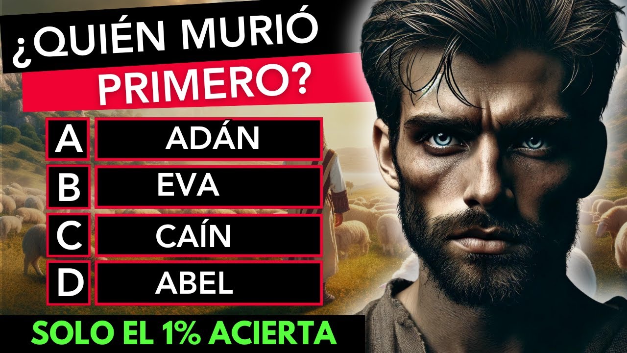 🕊️ ¡Las Primeras Veces en la Biblia! 😱 25 Preguntas Bíblicas para Cristianos 📖✨ | Quiz Bíblico