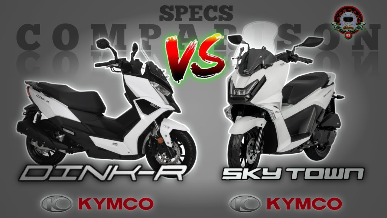KYMCO DINK-R 150 vs KYMCO SKY TOWN 150 SPECS COMPARISON