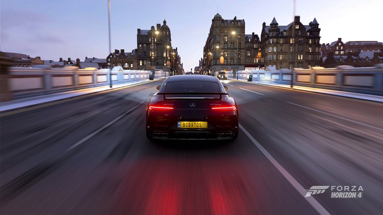 Forza Horizon 4 - 800 HP Mercedes AMG GT63 S 4 Matic  - Night Driving Winter  - free roam