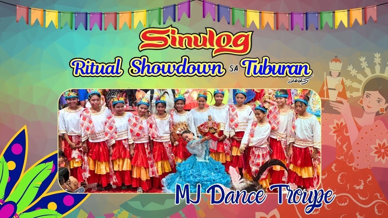 MJ Dance Troupe (with the cutest Little Festival Queen) | Sinulog Ritual Showdown sa Tuburan 2025