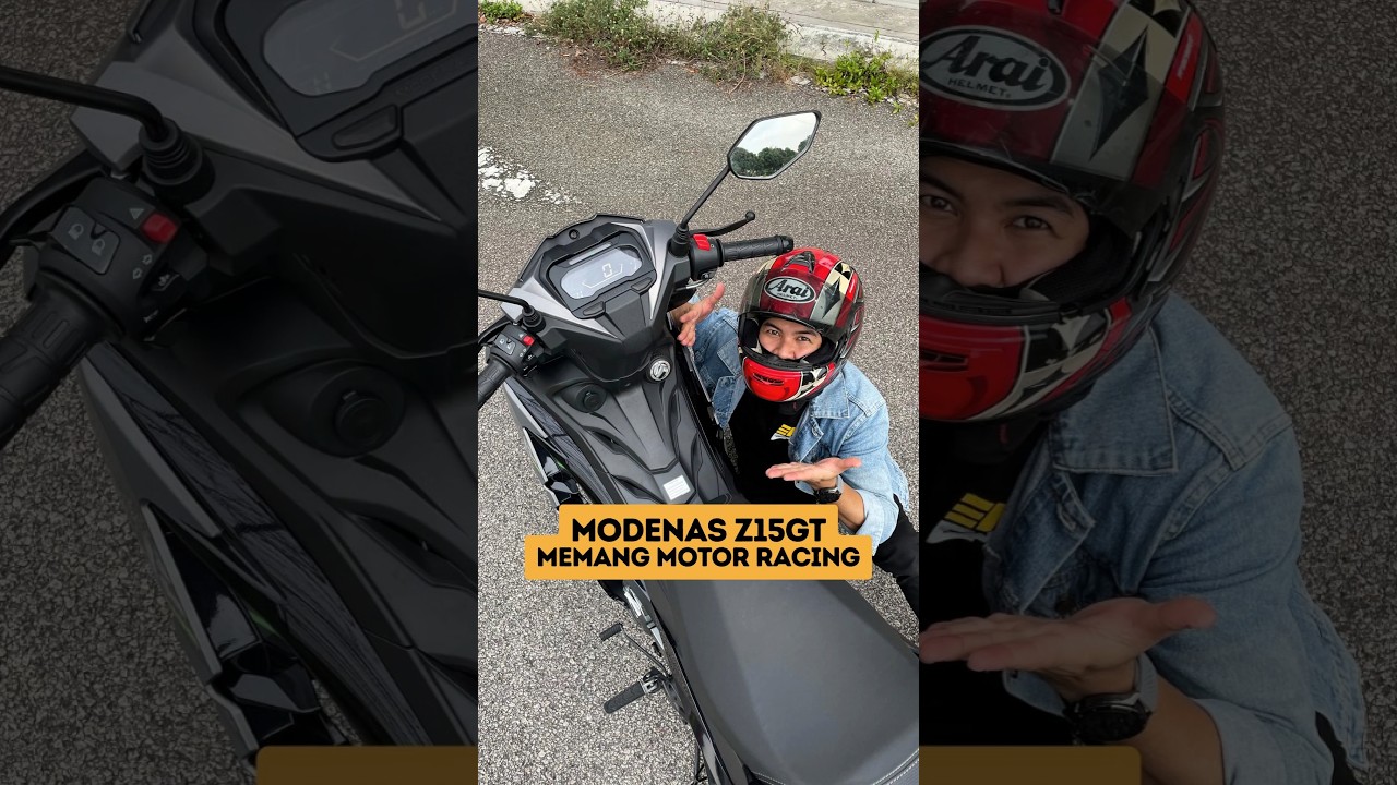 Modenas Z15GT : Kapchai Berupa SBK! 😏#modenas #z15gt #engeartv #shorts  #malaysia #motovlog