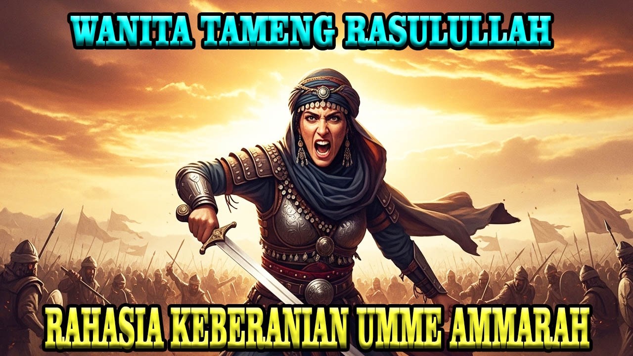 WANITA YANG MENJADI TAMENG RASULULLAH: Kisah Nyata Nusaybah bint Ka’ab di Perang Uhud!