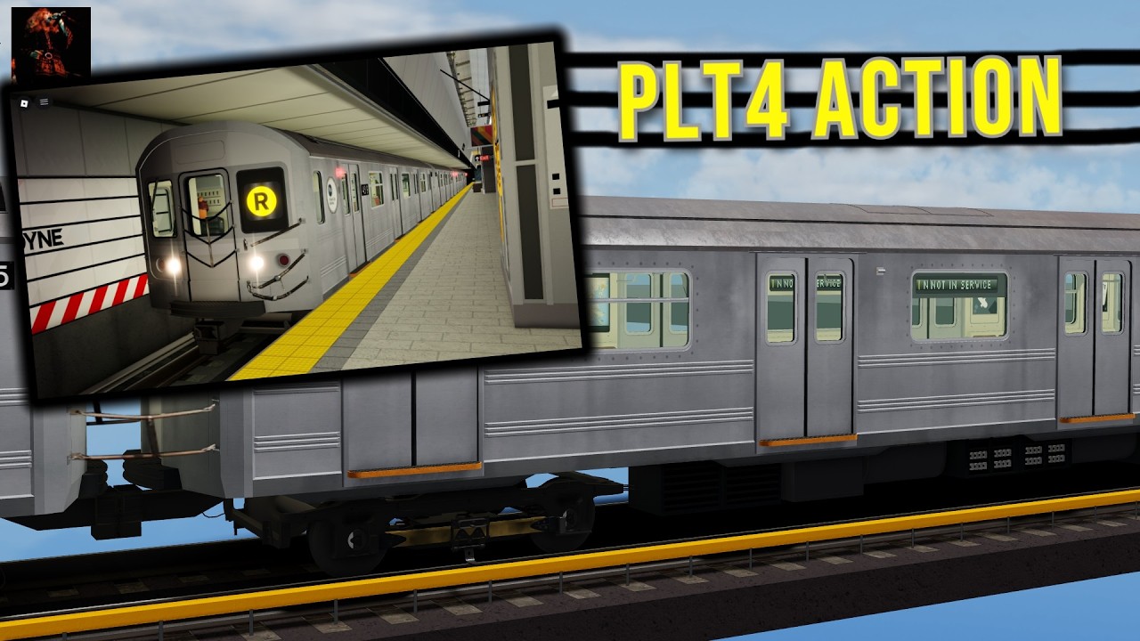 PTA Subway Callaghan and Madison : Rebuilt PLT-4 train action