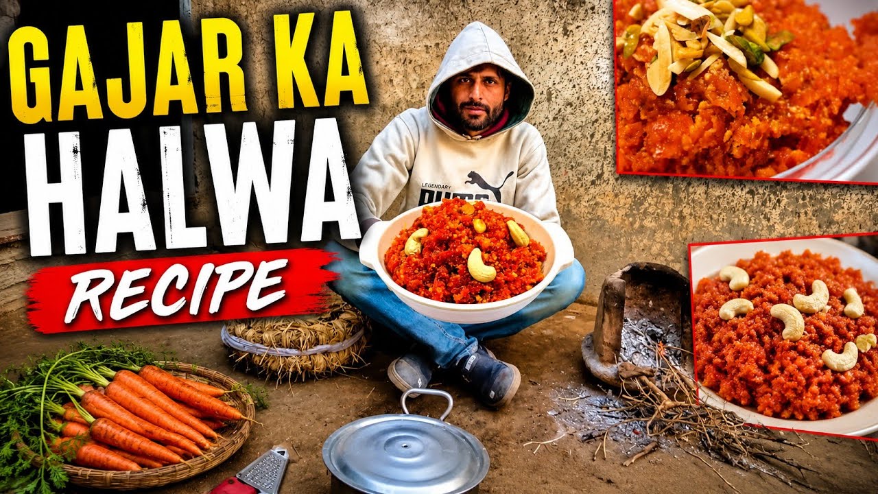 How To Make Gajar Ka Halwa l Halwai Style Gajar Ka Halwa l Grandma Style l Zahid Da Kitchen Secrets 